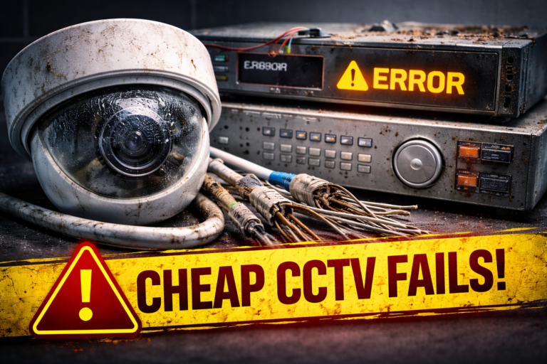 Why Cheap CCTV Installs Fail Within 12 Months